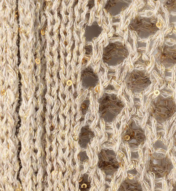 DES PRES「リネンポリエステルコットンリリヤーン クロップドブルゾン」|カーディガン|