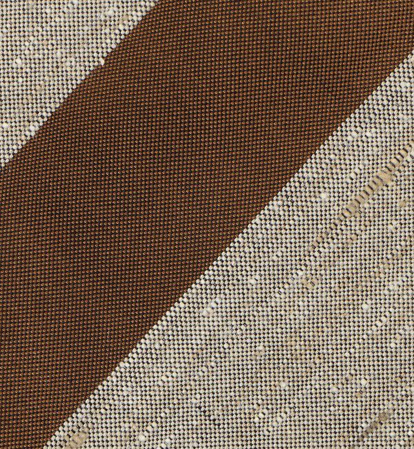 TOMORROWLAND GOODS「TOMORROWLAND シルクコットン レジメンタルストライプネクタイ」|ネクタイ・蝶ネクタイ|