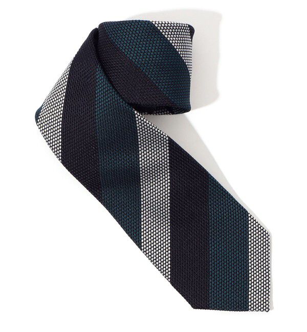 TOMORROWLAND GOODS「TOMORROWLAND シルクジャガード レジメンタルストライプネクタイ」|ネクタイ・蝶ネクタイ|