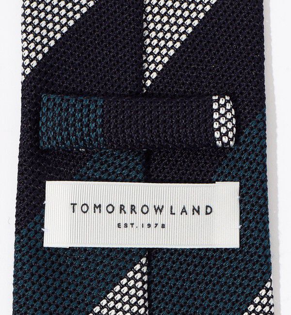 TOMORROWLAND GOODS「TOMORROWLAND シルクジャガード レジメンタルストライプネクタイ」|ネクタイ・蝶ネクタイ|