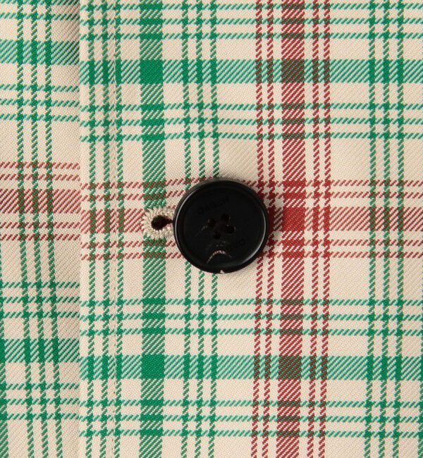 CABaN「ポリエステルコットン チェックテーラードジャケット」|テーラードジャケット|