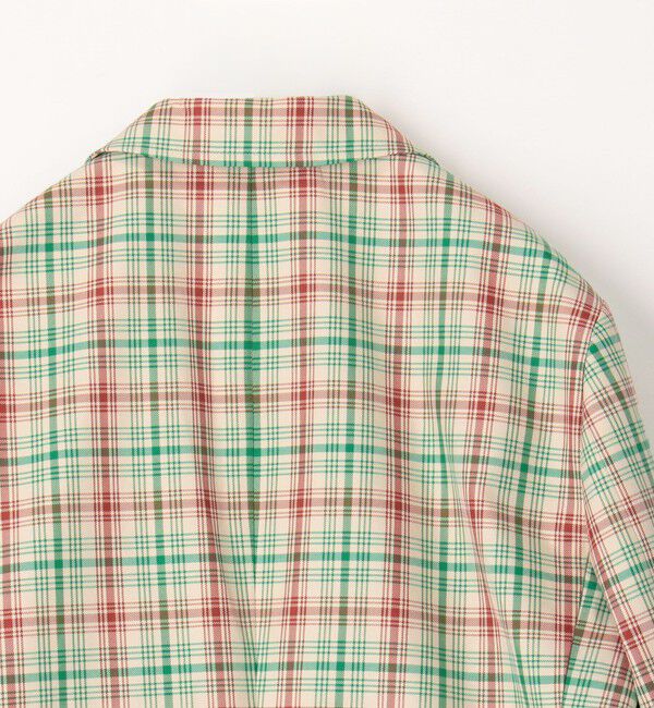 CABaN「ポリエステルコットン チェックテーラードジャケット」|テーラードジャケット|