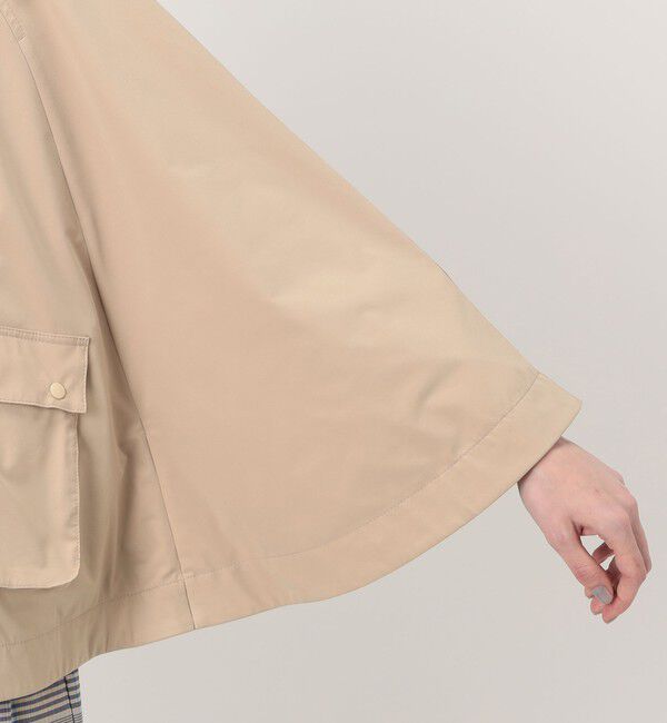 MACPHEE「ポリエステル フーデッドポンチョ」|ポンチョ・ケープ|