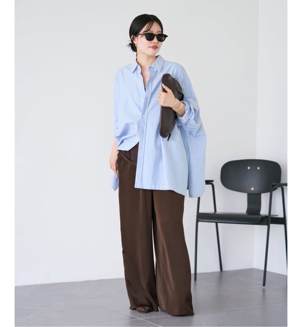 Plage「《追加》dull satin relax パンツ」|その他|