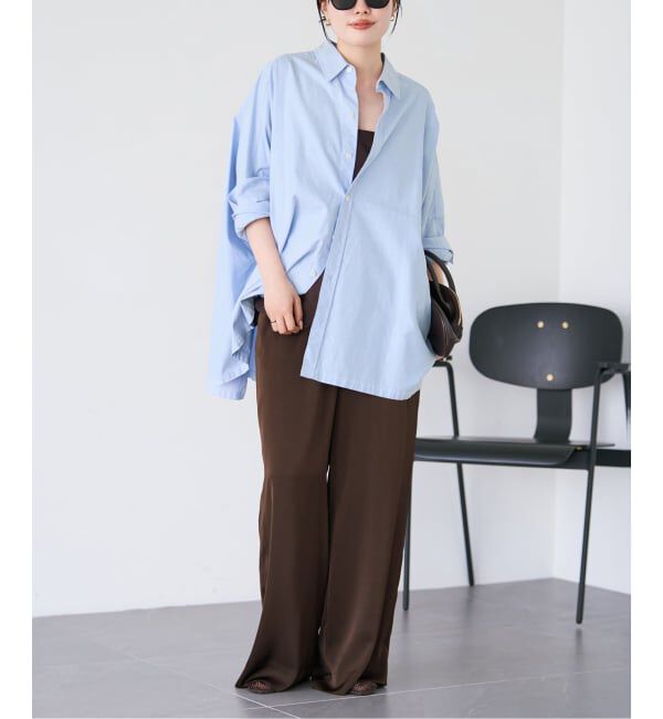 Plage「《追加》dull satin relax パンツ」|その他|