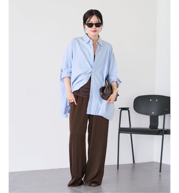 Plage「《追加》dull satin relax パンツ」|その他|