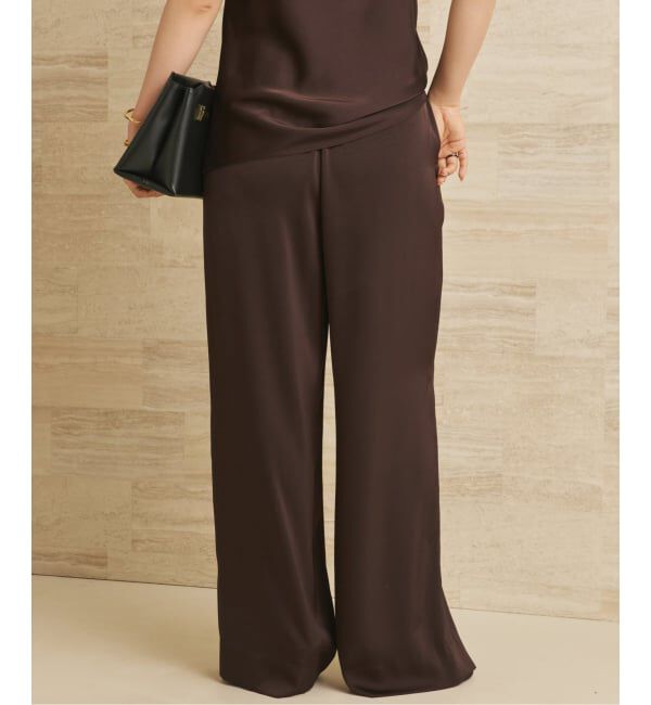 Plage「《追加》dull satin relax パンツ」|その他|