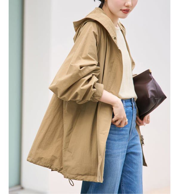 Plage「撥水 co/ny hoodie mods ブルゾン」|その他|キャメル