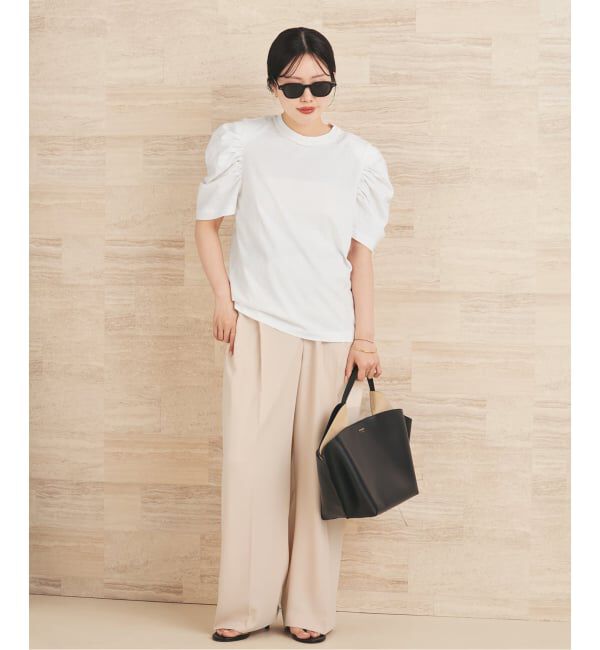 Plage「《予約》CURRENTAGE / カレンテージ SHOULDER トップス」|Tシャツ・カットソー|