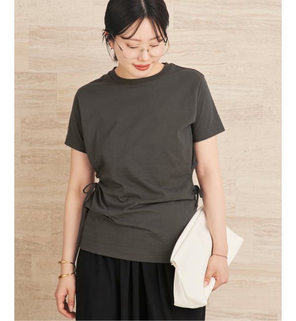 Plage「《予約》CURRENTAGE / カレンテージ 別注 BACK OPEN トップス」|Tシャツ・カットソー|グレー