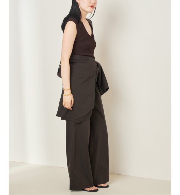 Plage「《予約》LE PETIT PULLE / ル プティ プレ 別注 VN SLEEVLESS プルオーバー」|ニット・セーター|