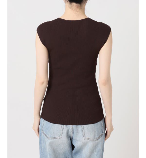 Plage「《予約》LE PETIT PULLE / ル プティ プレ 別注 VN SLEEVLESS プルオーバー」|ニット・セーター|