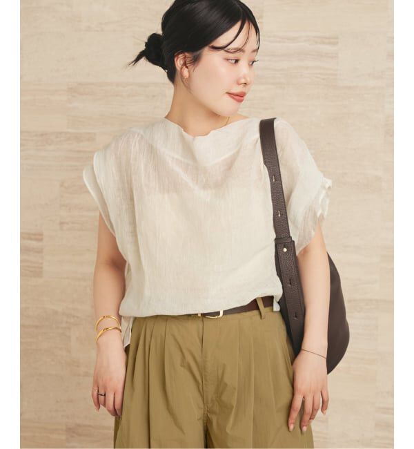 Plage「《予約》ENRICA / エンリカ SHEER ブラウス」|シャツ・ブラウス|