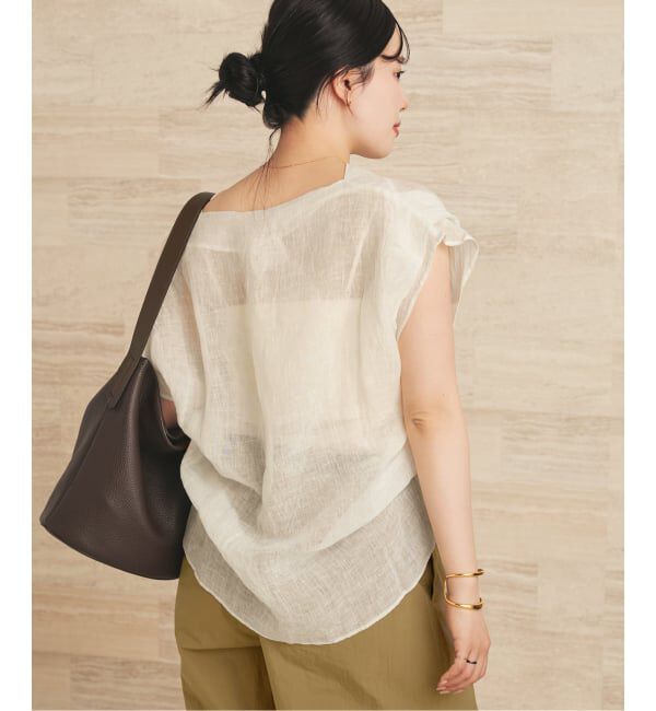Plage「《予約》ENRICA / エンリカ SHEER ブラウス」|シャツ・ブラウス|