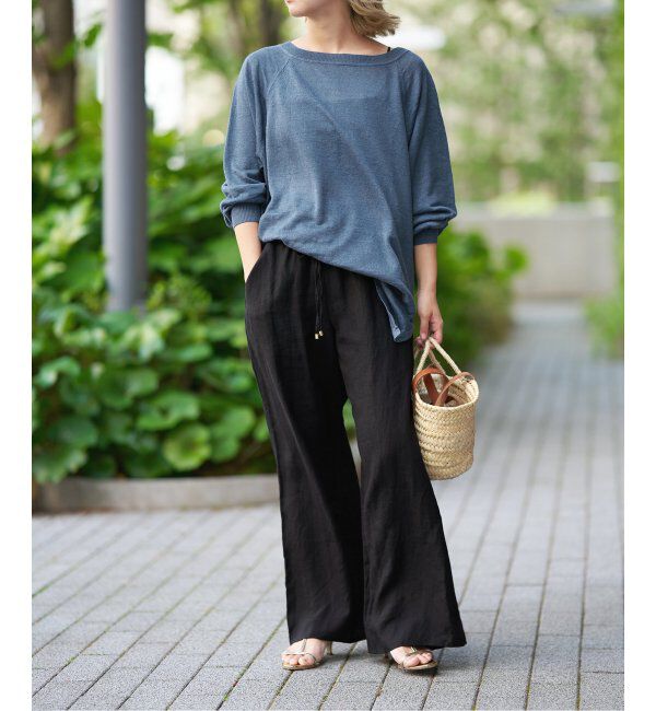 IENA LA BOUCLE「IENA LA BOUCLE リネンブロードイージーパンツ」|その他|