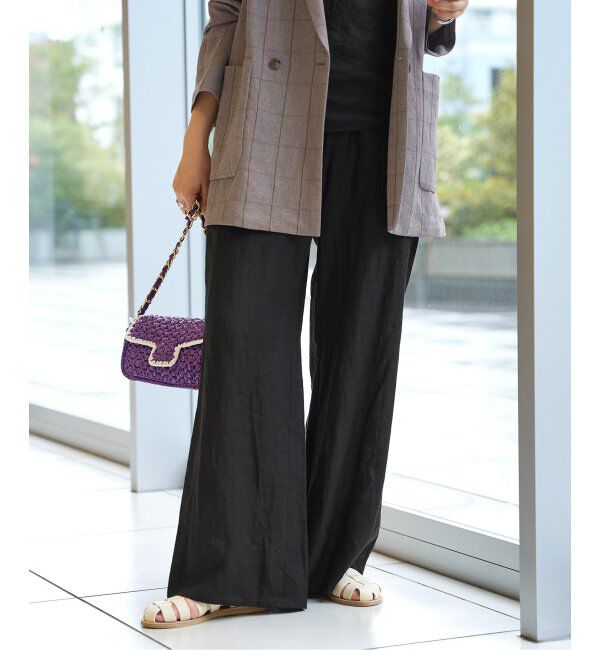 IENA LA BOUCLE「IENA LA BOUCLE リネンブロードイージーパンツ」|その他|