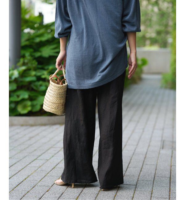 IENA LA BOUCLE「IENA LA BOUCLE リネンブロードイージーパンツ」|その他|