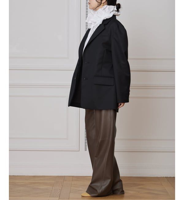 IENA LA BOUCLE「IENA LA BOUCLE ナッパレザーストレートパンツ」|その他|