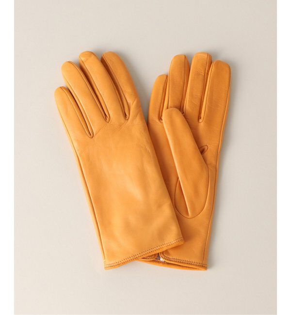 IENA「GALA GLOVES/ガラ グローブ LEATHER GLOVE グローブ DO25N」|手袋|イエロー
