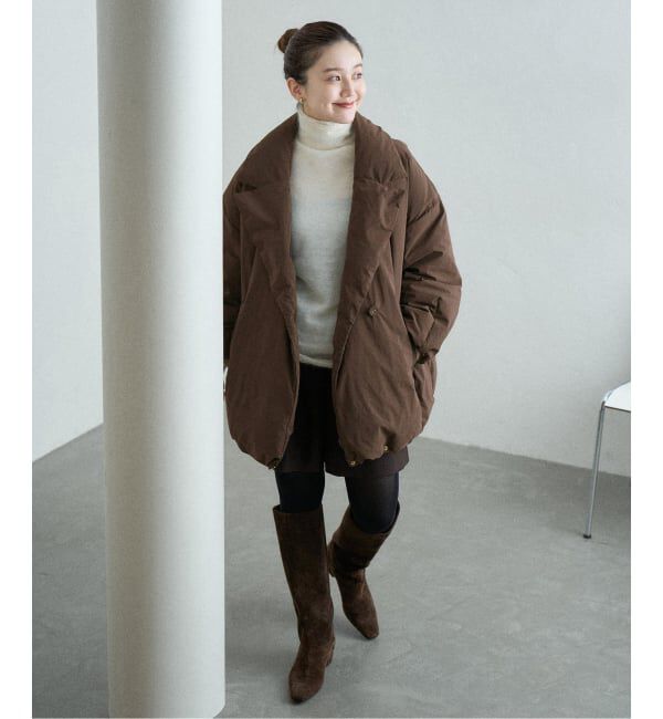 IENA「ARTIROSA 撥水テイラーコクーンダウン」|ダウン|