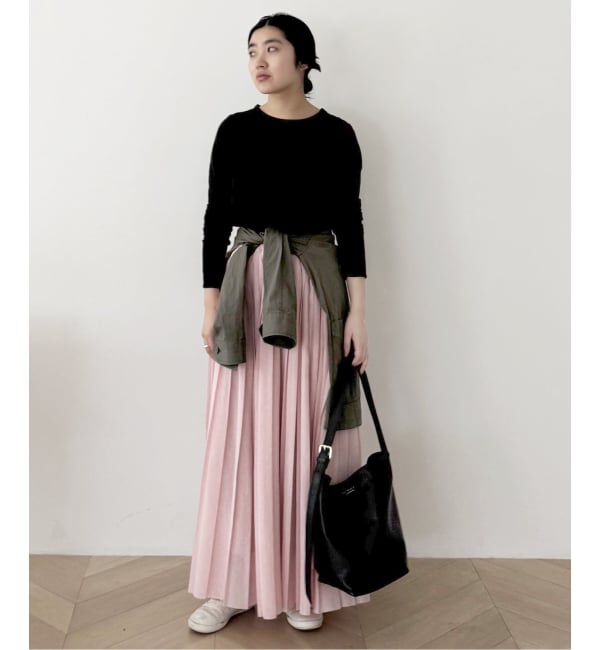 SLOBE IENA「シアー天竺クルーネックロンTEE」|Tシャツ・カットソー|