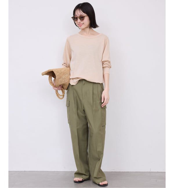 SLOBE IENA「シアー天竺ニュアンスプルオーバー」|Tシャツ・カットソー|