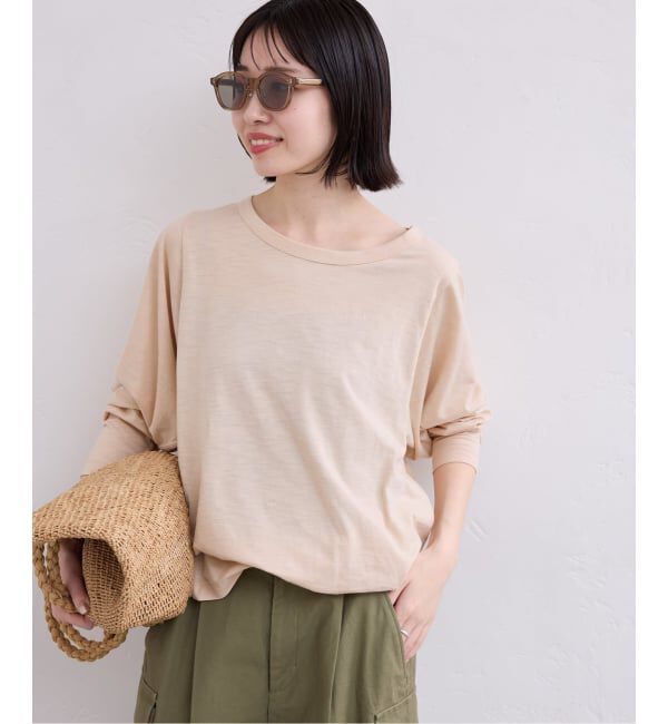 SLOBE IENA「シアー天竺ニュアンスプルオーバー」|Tシャツ・カットソー|