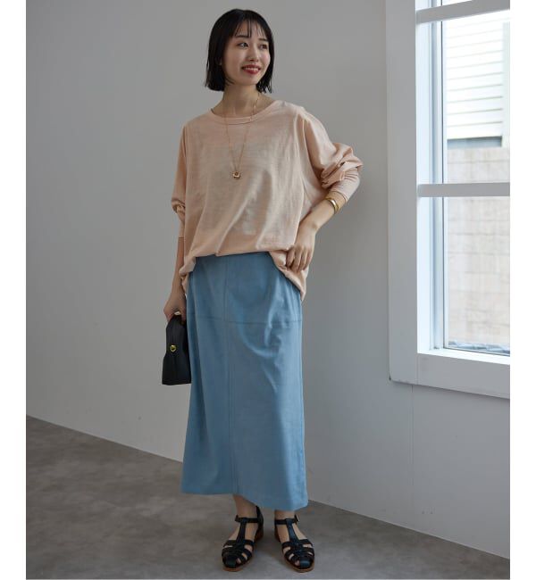 SLOBE IENA「シアー天竺ニュアンスプルオーバー」|Tシャツ・カットソー|