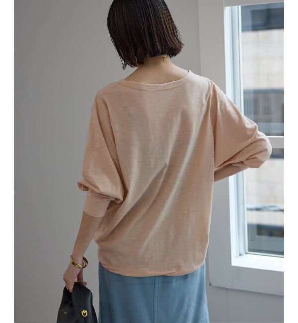 SLOBE IENA「シアー天竺ニュアンスプルオーバー」|Tシャツ・カットソー|