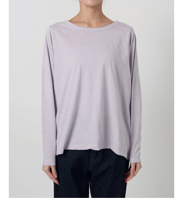 SLOBE IENA「シアー天竺ニュアンスプルオーバー」|Tシャツ・カットソー|