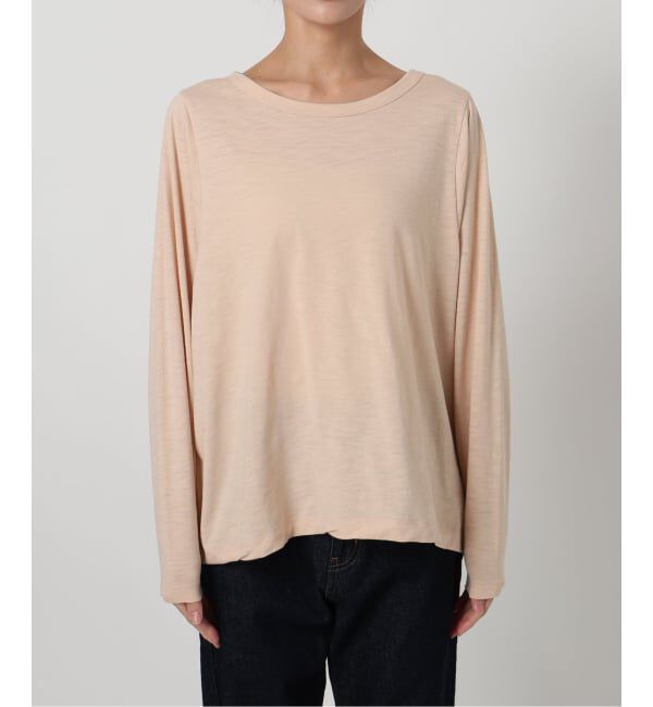 SLOBE IENA「シアー天竺ニュアンスプルオーバー」|Tシャツ・カットソー|