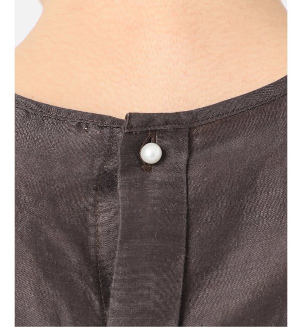 IENA「《新色/WEB限定/追加2》ラミーリヨセルノーカラーブラウス」|シャツ・ブラウス|