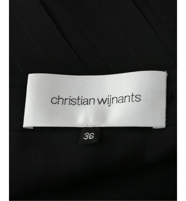 IENA LA BOUCLE「CHRISTIAN WIJNANTS/クリスチャンワイナンツ CW TESINAブラウス 8612 BLACK」|シャツ・ブラウス|