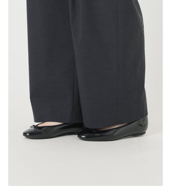 IENA「ウォッシャブル リネンミックスコクーンスラックス」|スラックス|