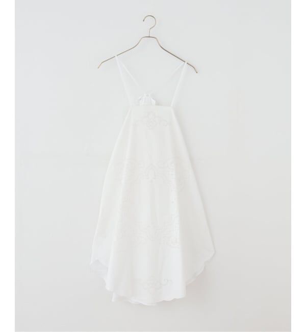 IENA LA BOUCLE「HERITER/エリテ cicular dron work テーブルクロスキャミソール H0-00-3083」|ワンピース|ホワイト