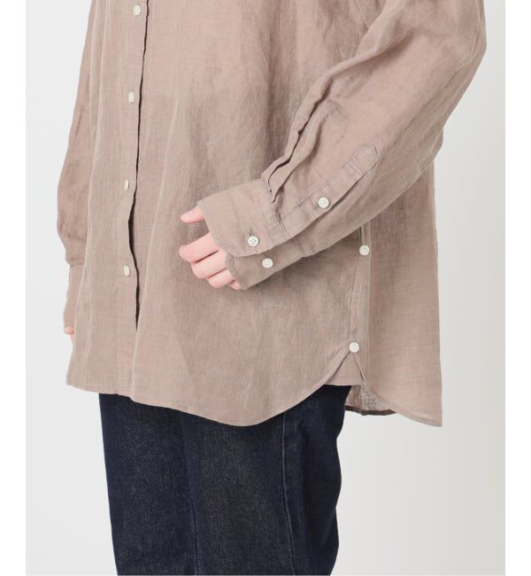 SLOBE IENA「《予約》リネンコットンカシュクールシャツ」|シャツ・ブラウス|