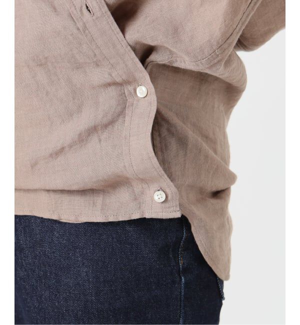SLOBE IENA「《予約》リネンコットンカシュクールシャツ」|シャツ・ブラウス|