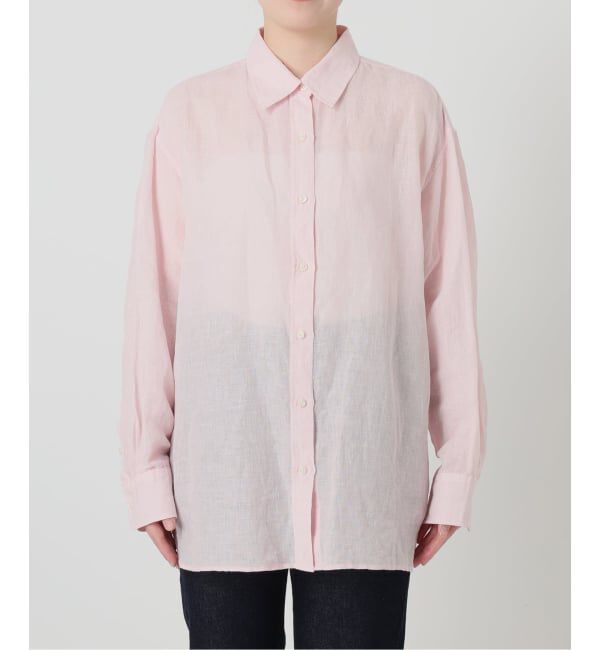 SLOBE IENA「《予約》リネンコットンカシュクールシャツ」|シャツ・ブラウス|