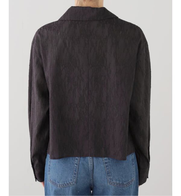 IENA「レース開襟シャツブラウス」|シャツ・ブラウス|