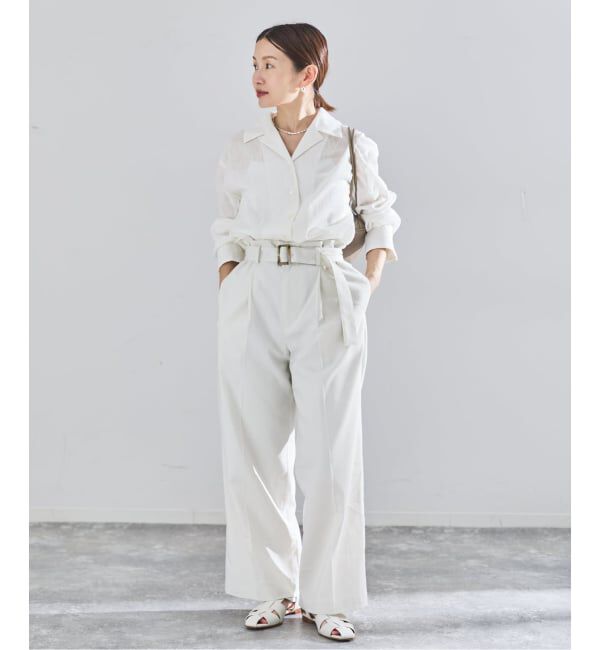 IENA「レース開襟シャツブラウス」|シャツ・ブラウス|