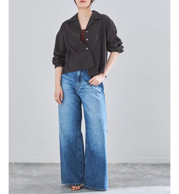 IENA「レース開襟シャツブラウス」|シャツ・ブラウス|