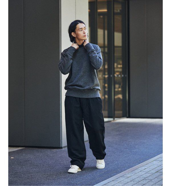 EDIFICE「【LOOPWHEELER for LOWERCASE】別注 ツリアミウール ルーズスウェット」|スウェット・ジャージ|