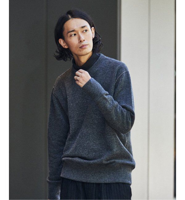 EDIFICE「【LOOPWHEELER for LOWERCASE】別注 ツリアミウール ルーズスウェット」|スウェット・ジャージ|