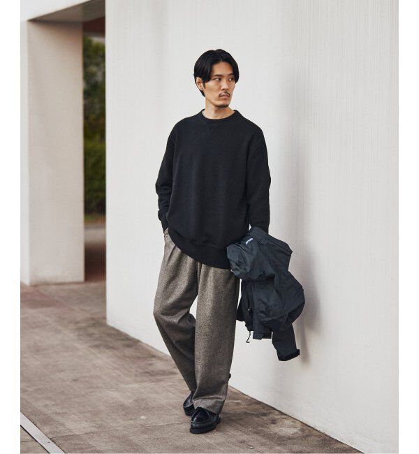 EDIFICE「【LOOPWHEELER for LOWERCASE】別注 ツリアミウール ルーズスウェット」|スウェット・ジャージ|