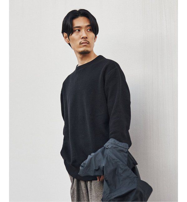 EDIFICE「【LOOPWHEELER for LOWERCASE】別注 ツリアミウール ルーズスウェット」|スウェット・ジャージ|