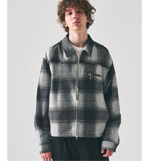 417 EDIFICE「オンブレチェックジップブルゾン」|その他|