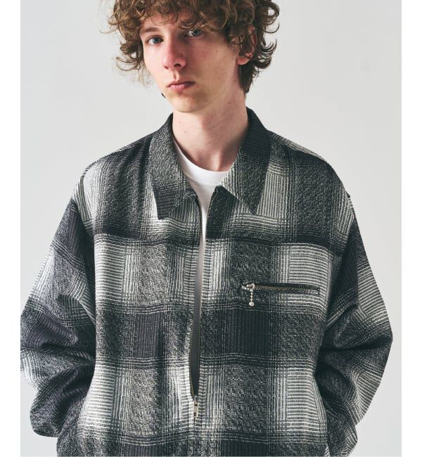 417 EDIFICE「オンブレチェックジップブルゾン」|その他|