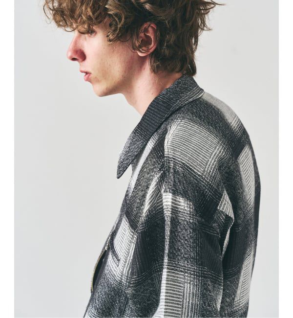 417 EDIFICE「オンブレチェックジップブルゾン」|その他|
