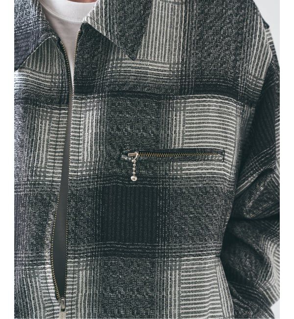 417 EDIFICE「オンブレチェックジップブルゾン」|その他|