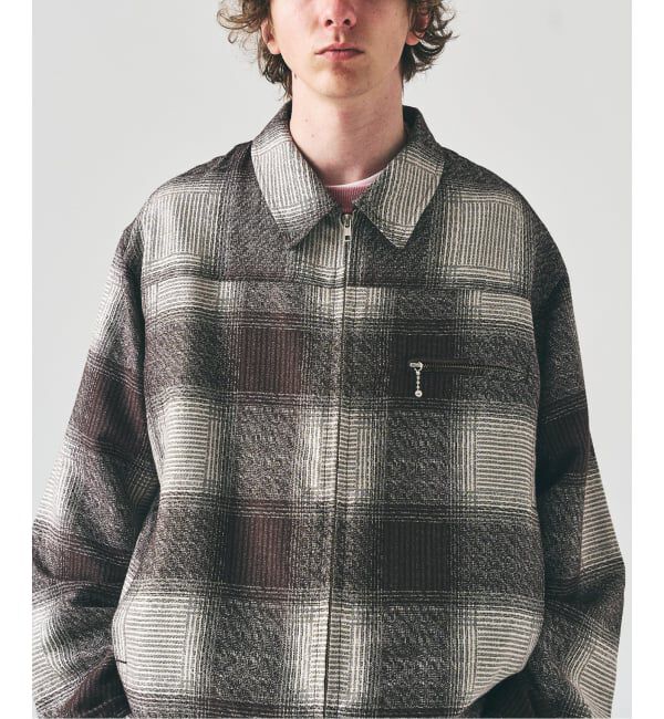 417 EDIFICE「オンブレチェックジップブルゾン」|その他|